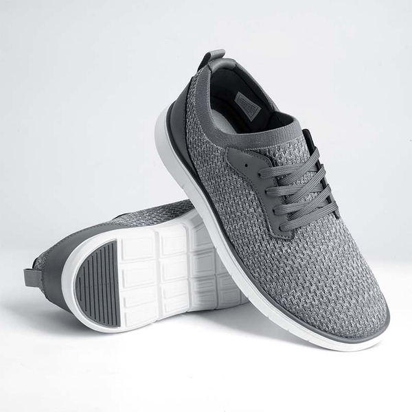 Men's Anti-Slip Fashion Mesh Sneakers - GREY - 4